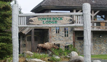 Outside Front View of Tower Rock Lodge