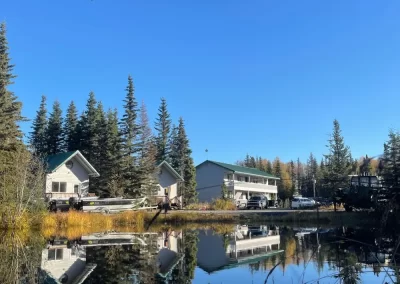 Lodging photo from pond